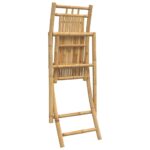 vidaXL Skladacie záhradné stoličky 2 ks 46x66x99 cm bambus – Obrázok 8