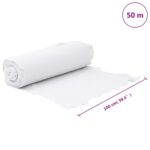 vidaXL Geotextilná membrána biela 1 x 50 m polyesterové vlákno – Obrázok 9