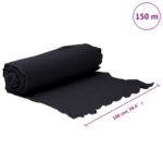 vidaXL Geotextilná membrána čierna 1 x 150 m polyesterové vlákno – Obrázok 9