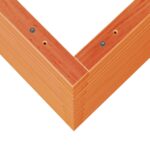 vidaXL Záhradný kvetináč voskovohnedý 50x50x68,5 cm masívna borovica – Obrázok 8