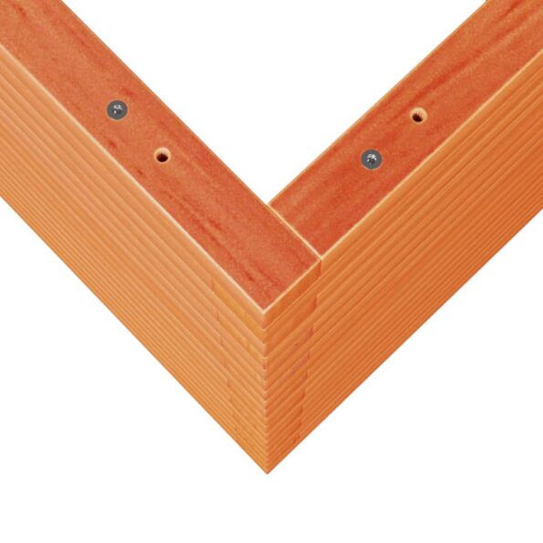 vidaXL Záhradný kvetináč voskovohnedý 50x50x68,5 cm masívna borovica – Obrázok 8