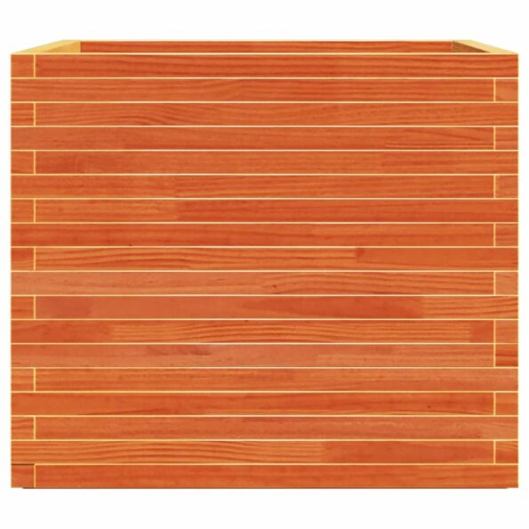 vidaXL Záhradný kvetináč voskovohnedý 80x80x72 cm masívna borovica – Obrázok 6