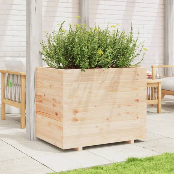 vidaXL Záhradný kvetináč 90x60x72 cm masívna borovica – Obrázok 3