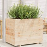 vidaXL Záhradný kvetináč 90x60x72 cm masívna borovica
