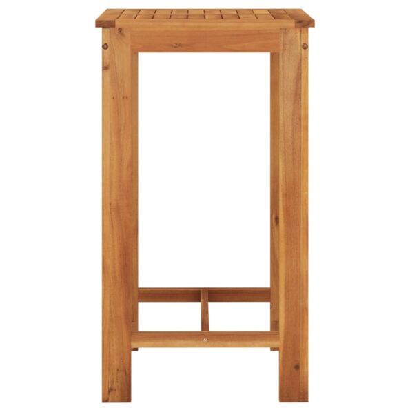 vidaXL 5-dielna záhradná barová súprava čierna polyratan masív. akácia – Obrázok 7