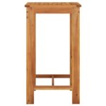 vidaXL 3-dielna záhradná barová súprava sivá polyratan masívna akácia – Obrázok 7