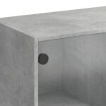 vidaXL Komoda betónovo sivá 102x37x75,5 cm kompozitné drevo – Obrázok 9