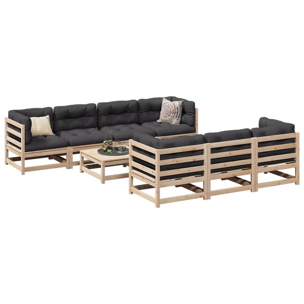 VXL8721102899751_m_en_hd_1.jpg vidaXL 8-dielna záhradná súprava s podložkami, borovicový masív – Obrázok 1
