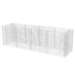 vidaXL Gabiónový vyvýšený záhon, oceľ 360x90x100 cm – Obrázok 2