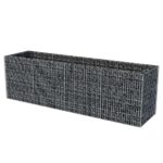 vidaXL Gabiónový vyvýšený záhon, oceľ 360x90x100 cm – Obrázok 3
