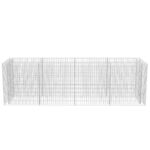 vidaXL Gabiónový vyvýšený záhon, oceľ 360x90x100 cm – Obrázok 4