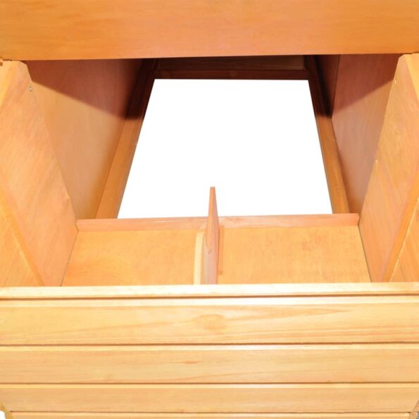 vidaXL Kurín pre hydinu, drevo 295x163x170 cm – Obrázok 5