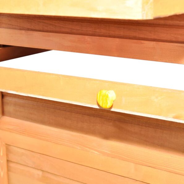 vidaXL Kurín pre hydinu, drevo 295x163x170 cm – Obrázok 6