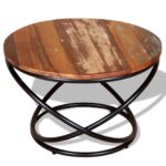 vidaXL Konferenčný stolík, recyklovaný masív 60x60x40 cm – Obrázok 2