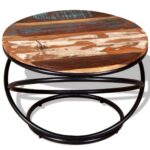 vidaXL Konferenčný stolík, recyklovaný masív 60x60x40 cm – Obrázok 8