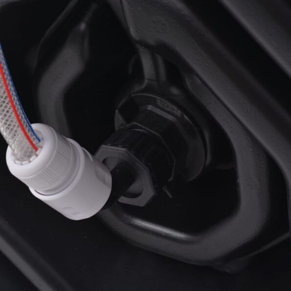 vidaXL Solárna sprcha, 20 l, hliník a HDPE – Obrázok 2