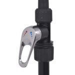 vidaXL Solárna sprcha, 20 l, hliník a HDPE – Obrázok 7