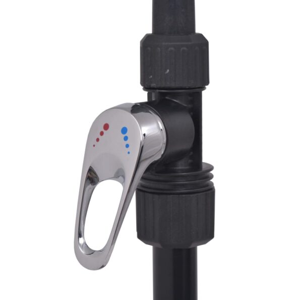 vidaXL Solárna sprcha, 20 l, hliník a HDPE – Obrázok 7