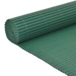 vidaXL Obojstranný záhradný plot, PVC 90x500 cm, zelený – Obrázok 4
