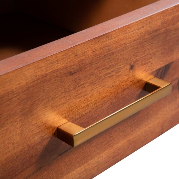 vidaXL Konferenčný stolík, akáciový masív 90x50x40 cm – Obrázok 5