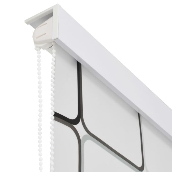 vidaXL Sprchová roleta, 120x240 cm, štvorcový vzor – Obrázok 5