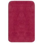 vidaXL Sada látkových kúpeľňových podložiek 3 ks fuchsia – Obrázok 3