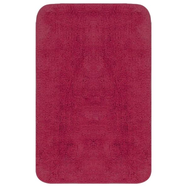 vidaXL Sada látkových kúpeľňových podložiek 3 ks fuchsia – Obrázok 3