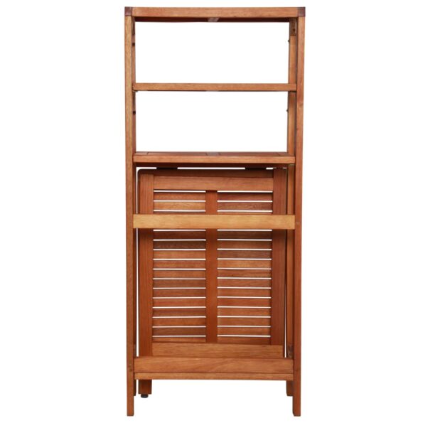 vidaXL 3-dielna skladacia bistro súprava, akáciový masív – Obrázok 12