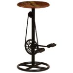 vidaXL Barové stoličky 2 ks, recyklovaný masív – Obrázok 11