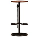 vidaXL Barové stoličky 2 ks, recyklovaný masív – Obrázok 4