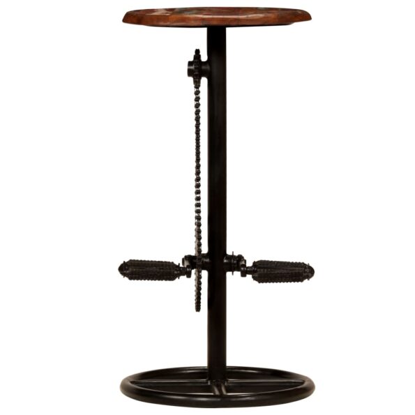 vidaXL Barové stoličky 2 ks, recyklovaný masív – Obrázok 4