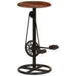 vidaXL Barové stoličky 2 ks, recyklovaný masív – Obrázok 9