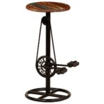 vidaXL Barové stoličky 2 ks, recyklovaný masív – Obrázok 10