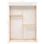 vidaXL 3-poschodový šatník 110x40x170 cm – Obrázok 7