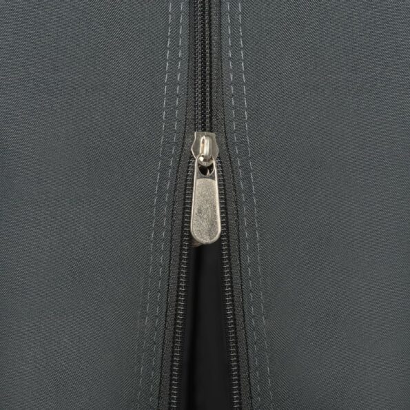 vidaXL Altánok so závesmi hliníkový 4x3x2,6 m čierny – Obrázok 3