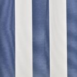 vidaXL Tieniaca plachta na markízu, plátená, modro biela 4,5x3 m – Obrázok 3