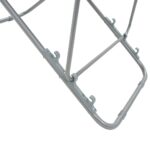 vidaXL Skladacie plážové kreslá 2 ks, oceľ a oxfordská látka, hnedé – Obrázok 9