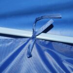 vidaXL Skladací párty stan s 5 bočnými stenami 3x9 m modrý – Obrázok 7