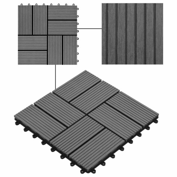 VXL8718475709879_g_en_hd_3.jpg vidaXL Podlahové dlaždice z WPC 11 ks 30x30 cm 1 m2 šedé – Obrázok 4