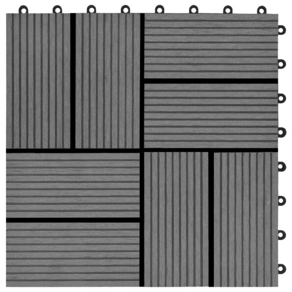 VXL8718475709879_g_en_hd_4.jpg vidaXL Podlahové dlaždice z WPC 11 ks 30x30 cm 1 m2 šedé – Obrázok 5