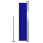 vidaXL Zaťahovacia bočná markíza modrá 140 x 300 cm – Obrázok 4