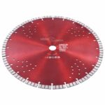 vidaXL Diamantový rezací kotúč s turbom a otvormi oceľový 350 mm – Obrázok 2