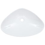 vidaXL Umývadlo 58,5x39x14 cm, keramika, biele – Obrázok 4
