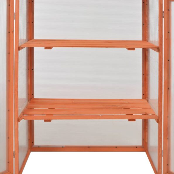 vidaXL Skleník, drevo 75x47x109 cm – Obrázok 2