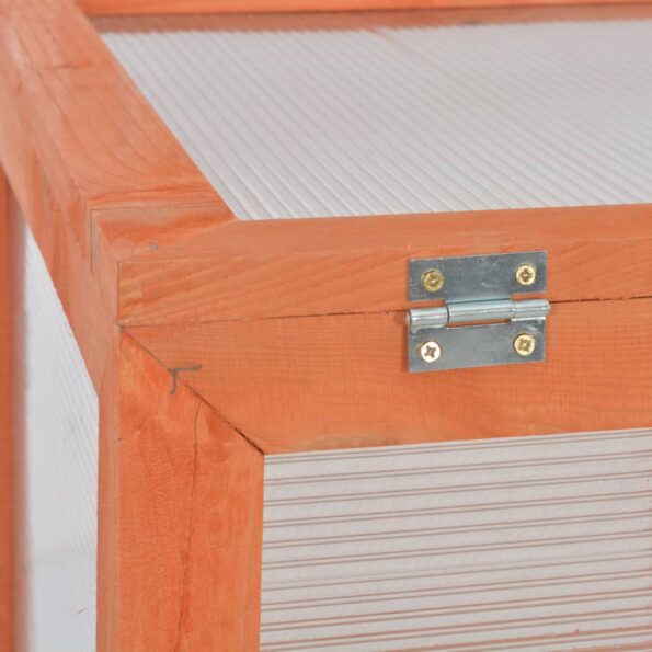 vidaXL Skleník, drevo 75x47x109 cm – Obrázok 4