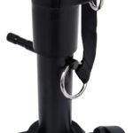 vidaXL Nastaviteľná stolička na bicie čierna okrúhla – Obrázok 5