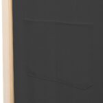 vidaXL 5-panelový paraván sivý 200x170x4 cm látkový – Obrázok 7