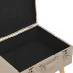 vidaXL Úložné stoličky 3 ks béžové látkové – Obrázok 8