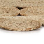 vidaXL Ručne vyrobený koberec z pletenej juty 120 cm – Obrázok 3