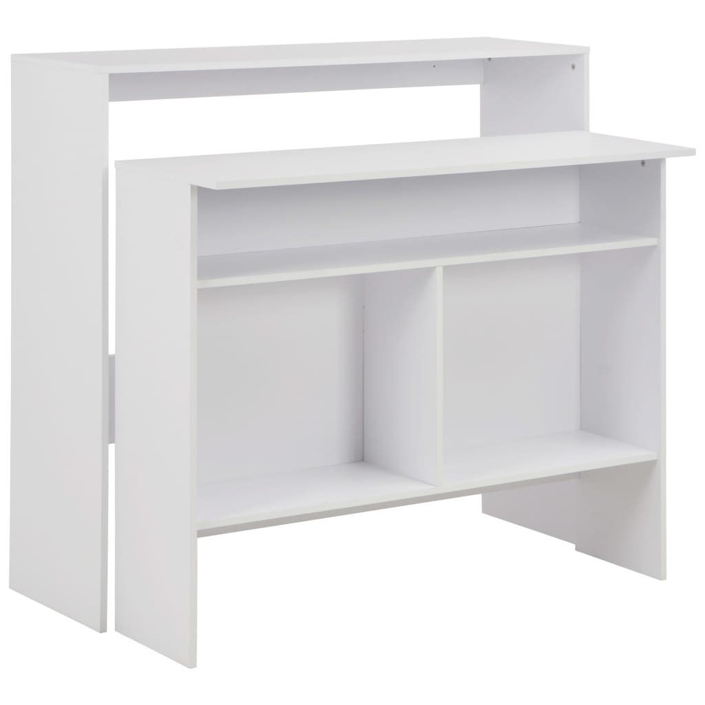 VXL8718475796688_a_en_hd_1.jpg vidaXL Barový stôl s 2 vrchnými doskami biely 130x40x120 cm – Obrázok 1